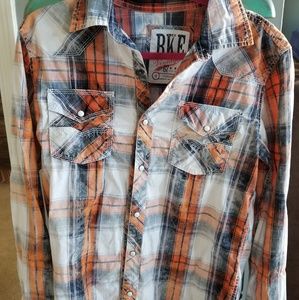 BKE size M, Western style shirt